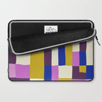 Abstract quilt, purple Laptop Sleeve Gallery Image 2