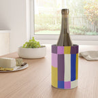 Abstract quilt, purple Wine Chiller Gallery Image 4