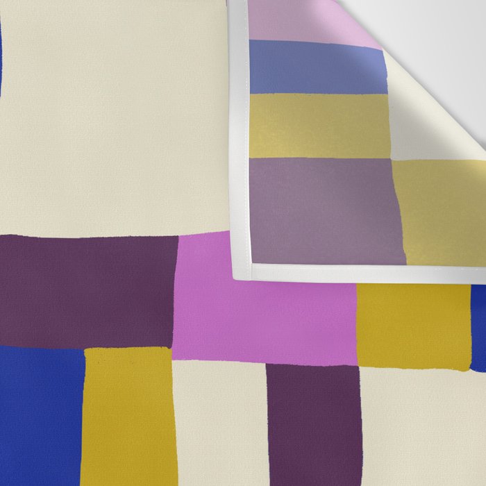 Abstract quilt, purple Wall Tapestry Gallery Image 3