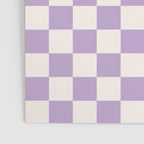 Check Checkered Purple Lilac Lavender Checkerboard Geometric Square Grid Pattern Boho Modern Minimal Poster Gallery Image 3