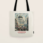 London, It's Quicker by Rail, 1939 Tote Bag Gallery Image 1