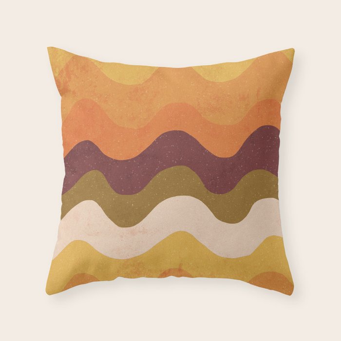 Abstract No.14 Throw Pillow Gallery Image 1