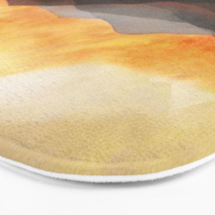 Desert in the Golden Sun Glow Bath Mat Gallery Image 3