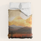 Desert in the Golden Sun Glow Comforter Gallery Image 6