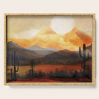Desert in the Golden Sun Glow Serving Tray Gallery Image 1