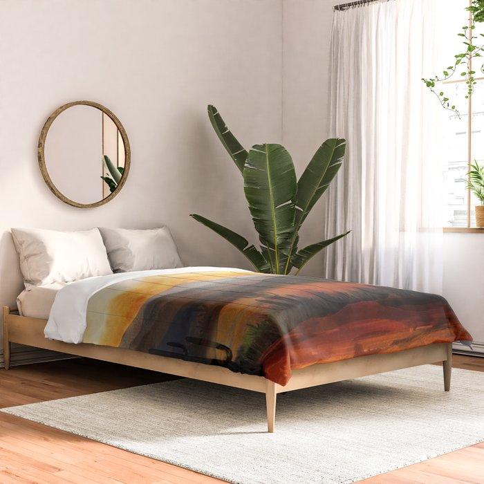 Desert in the Golden Sun Glow Comforter Gallery Image 2