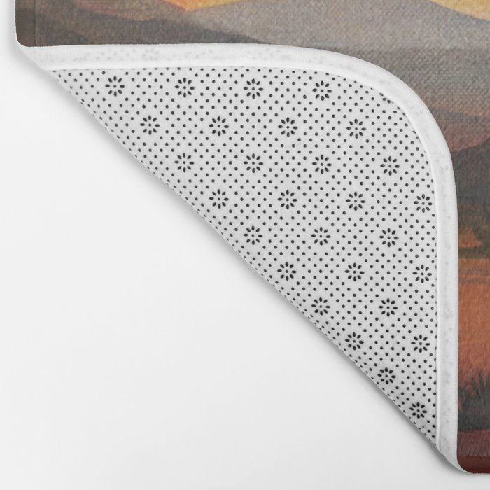 Desert in the Golden Sun Glow Bath Mat Gallery Image 2