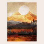 Desert in the Golden Sun Glow Poster Gallery Image 4