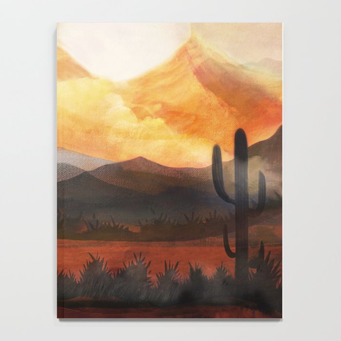 Desert in the Golden Sun Glow Notebook Gallery Image 4