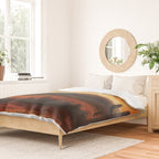 Desert in the Golden Sun Glow Duvet Cover Gallery Image 2
