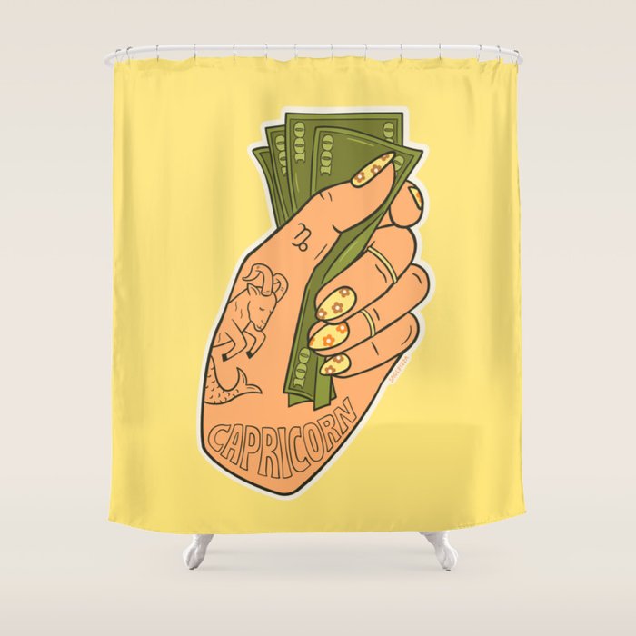 CAPRICORN Shower Curtain Gallery Image 1