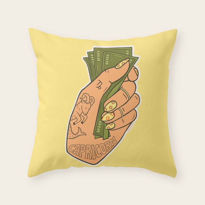 CAPRICORN Throw Pillow Gallery Image 6