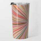 Abstract Pink Bloom Travel Mug Gallery Image 3