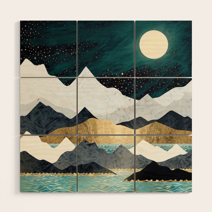 Ocean Stars Wood Wall Art Gallery Image 1