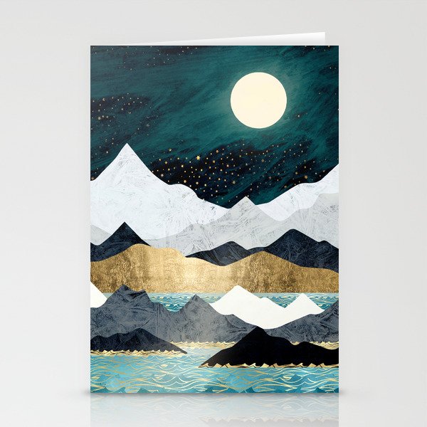 Ocean Stars Stationery Card Gallery Image 1