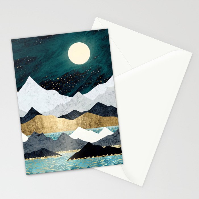 Ocean Stars Stationery Card Gallery Image 2