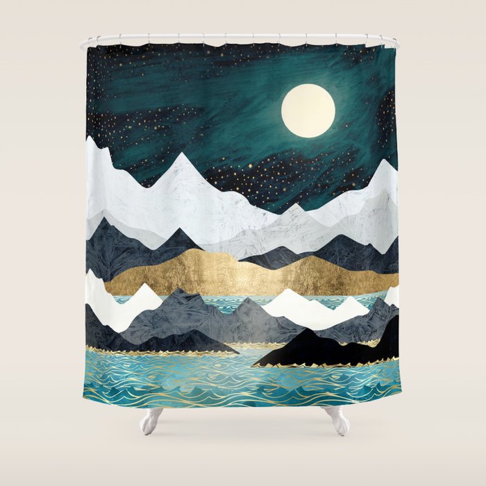 Ocean Stars Shower Curtain Gallery Image 1