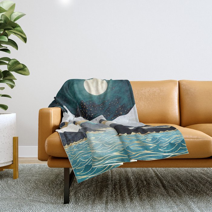 Ocean Stars Throw Blanket Gallery Image 1