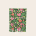 Wild Strawberries - green Wall Hanging Gallery Image 1