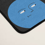 Funny colorful cartoon character face pattern Desk Mat Gallery Image 4