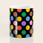 Funny colorful cartoon character face pattern Coffee Mug Gallery Image 4