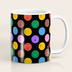 Funny colorful cartoon character face pattern Coffee Mug Gallery Image 1