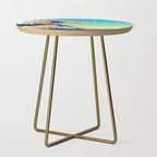 Shiba Inu in Great Wave Side Table Gallery Image 1