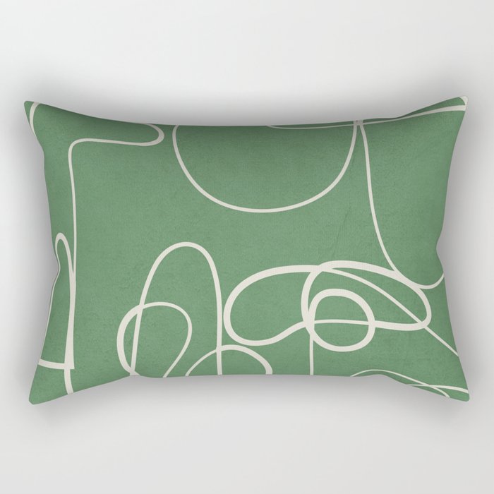 Lines in Space 7 Rectangular Pillow Gallery Image 2