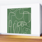 Lines in Space 7 Wall Mural Gallery Image 2