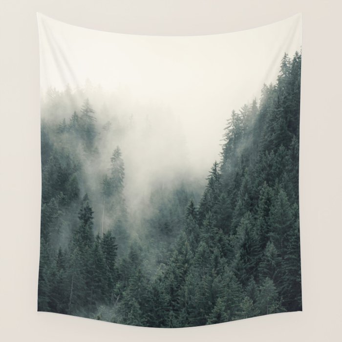 Misty Pines 2 Wall Tapestry Gallery Image 4