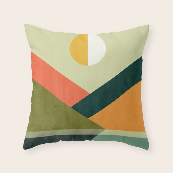 Hidden shore Throw Pillow Gallery Image 6