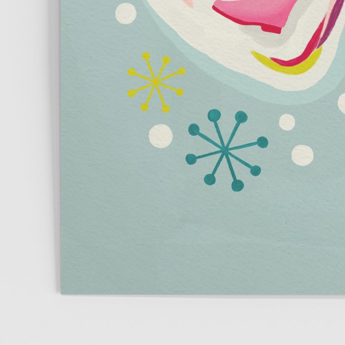 Winter Snow Angel Fun Poster Gallery Image 3