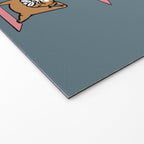 English Bulldog Yoga Welcome Mat Gallery Image 2