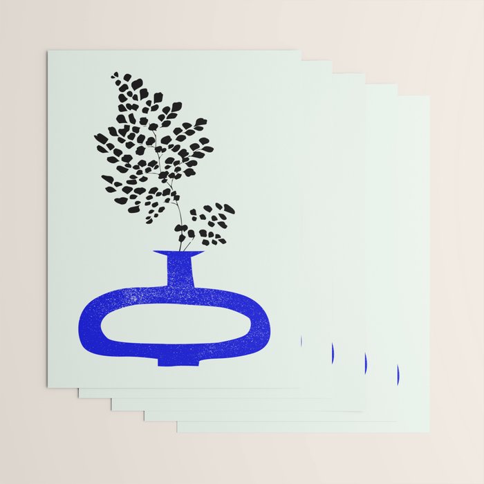 The Blue Vase 02 Wrapping Paper Gallery Image 3