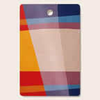 Abstract Mid-Century Modern Colors  Cutting Board Gallery Image 1