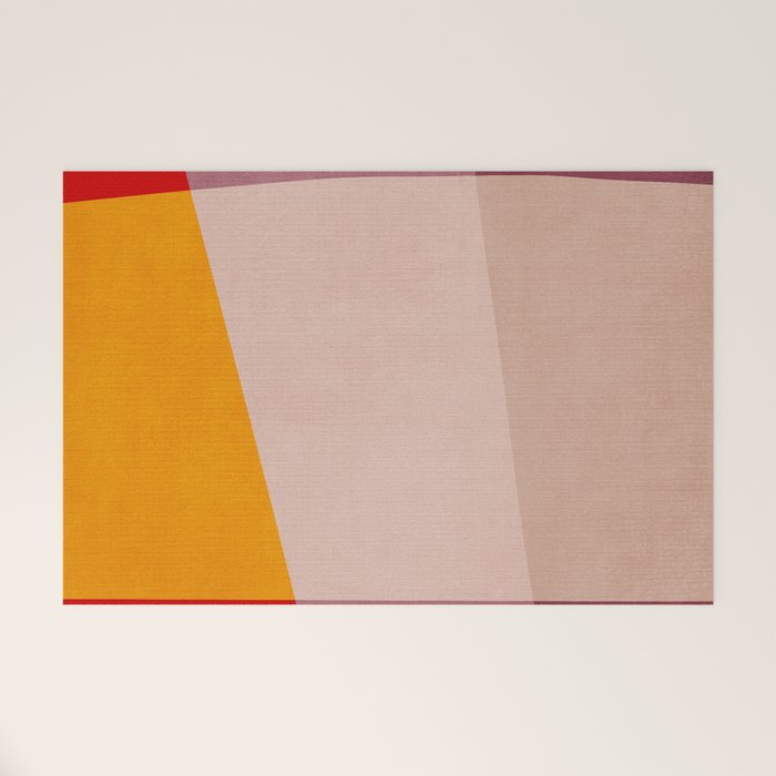 Abstract Mid-Century Modern Colors  Welcome Mat Gallery Image 1