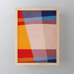 Abstract Mid-Century Modern Colors  Mini Art Print Gallery Image 1