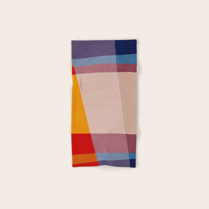 Abstract Mid-Century Modern Colors  Bath Towel Gallery Image 1