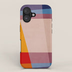 Abstract Mid-Century Modern Colors  iPhone Case Gallery Image 1