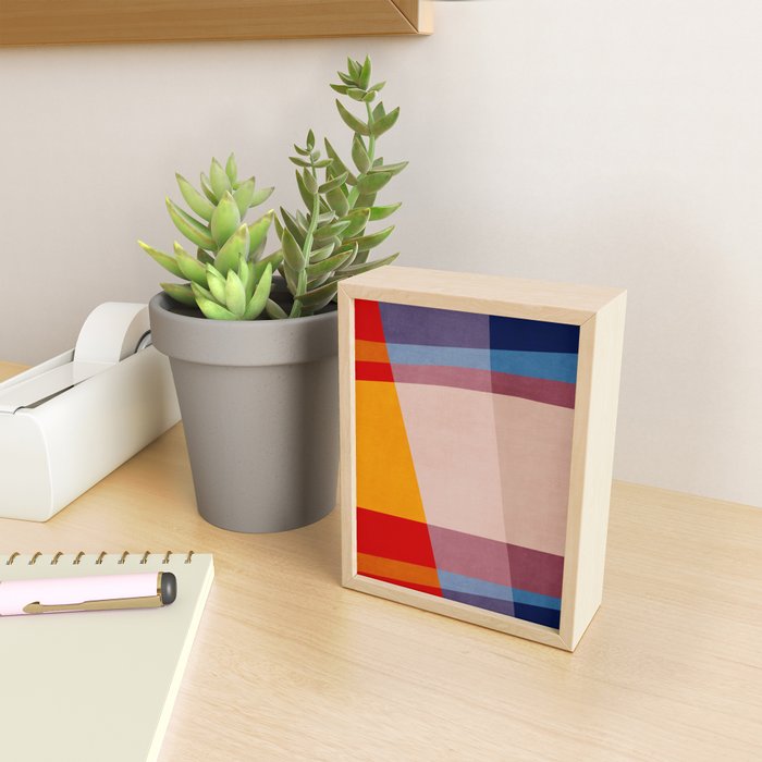 Abstract Mid-Century Modern Colors  Mini Art Print Gallery Image 2