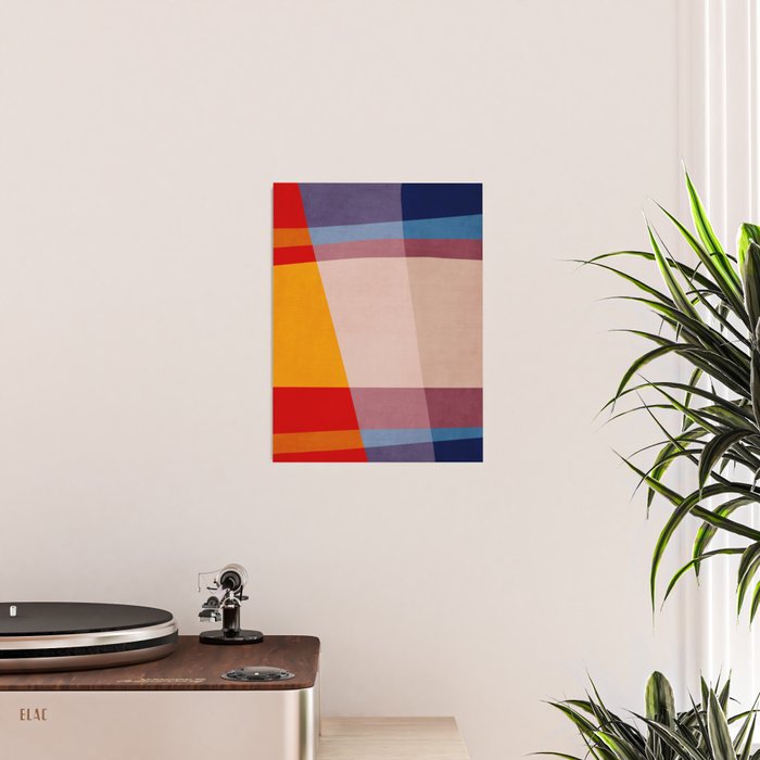 Abstract Mid-Century Modern Colors  Poster Gallery Image 2