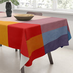 Abstract Mid-Century Modern Colors  Tablecloth Gallery Image 3