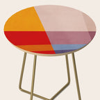 Abstract Mid-Century Modern Colors  Side Table Gallery Image 2