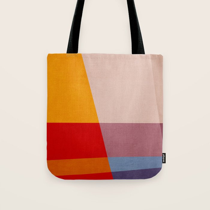 Abstract Mid-Century Modern Colors  Tote Bag Gallery Image 1