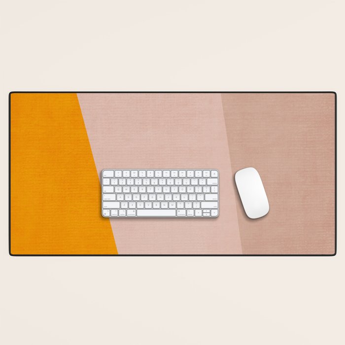 Abstract Mid-Century Modern Colors  Desk Mat Gallery Image 1