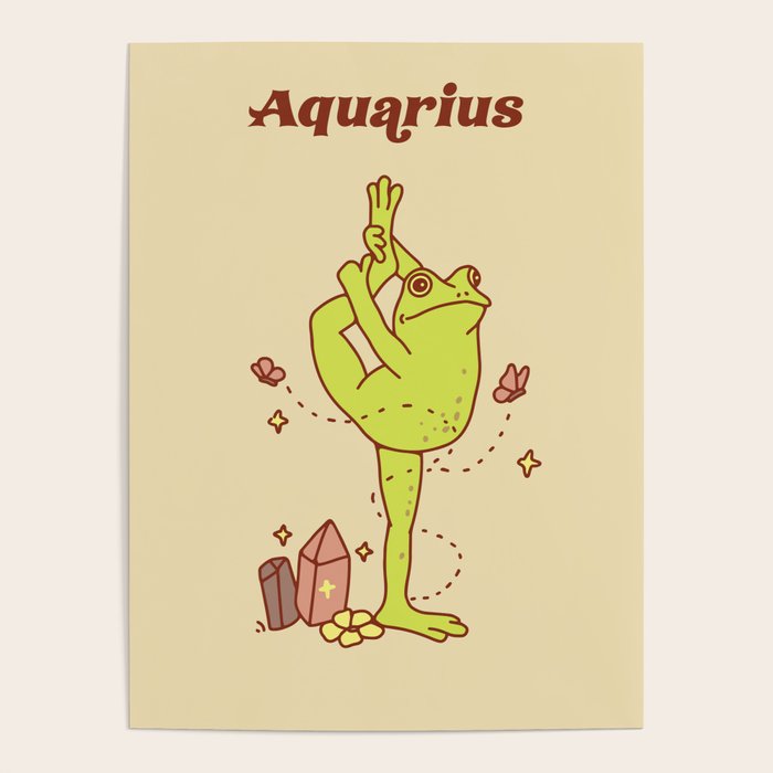 Aquarius Frog Poster Gallery Image 4