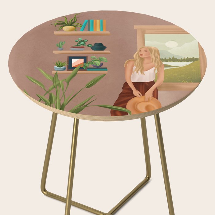 Tables and chairs worn by all of the dust Side Table Gallery Image 2