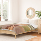 Tables and chairs worn by all of the dust Duvet Cover Gallery Image 2