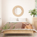 Tables and chairs worn by all of the dust Duvet Cover Gallery Image 3