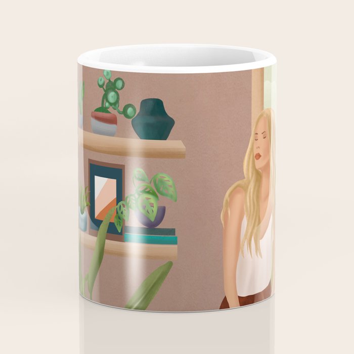 Tables and chairs worn by all of the dust Coffee Mug Gallery Image 4